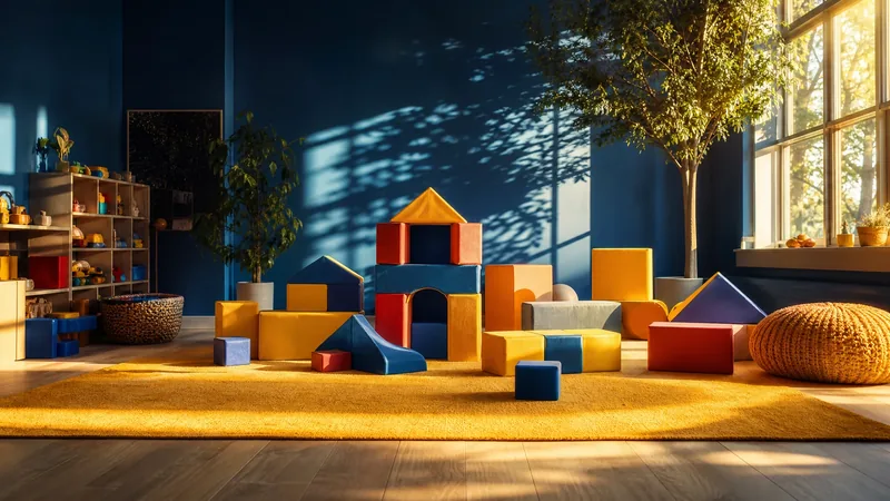 Sunlit playroom with soft blocks, How to Start a Child Care Center in West Virginia