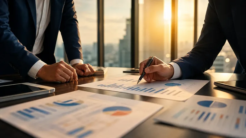 Advisors reviewing growth charts at a conference table, West Virginia Small Business Help