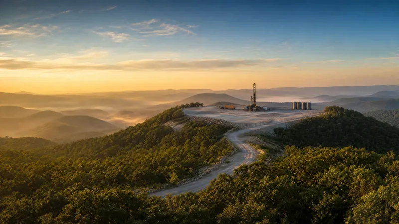 Natural gas well pad on a forested Appalachian ridge, How to Start an Oil and Gas Operating or Services Company in West Virginia