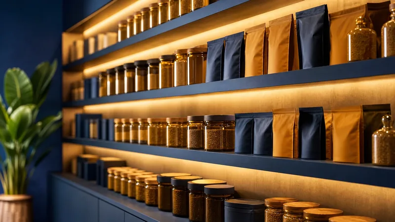 Minimal retail shelf of jars and pouches, How to Open a CBD or Hemp Shop in West Virginia